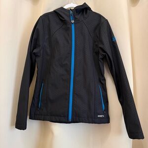Kerrits Kids Soft Shell Riding Jacket Fleece Lined Wind Water-Resistant XL Youth